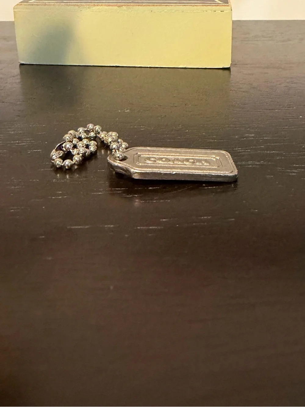 Coach Metal Mini Hang Tag